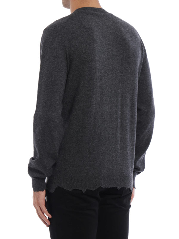 The Best Shops ALEXANDER MCQUEEN: maglia collo rotondo - Pullover Skull Punk con piercing